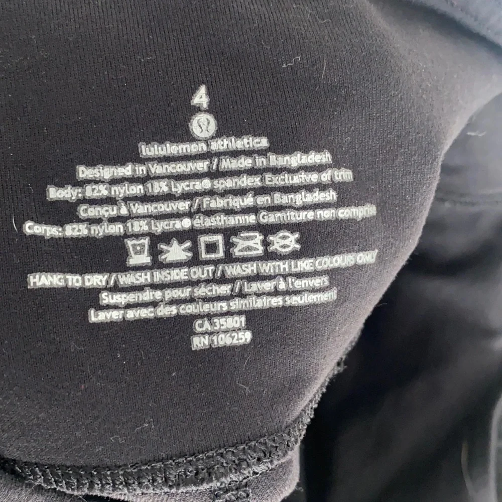 lululemon size 4 tribal leg pants - Picture 4 of 5